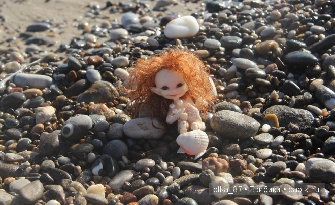 Кусочек моря... Или моя Сайлас (Реалпуки Soso) отдыхает на море