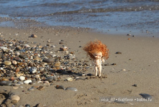 Кусочек моря... Или моя Сайлас (Реалпуки Soso) отдыхает на море
