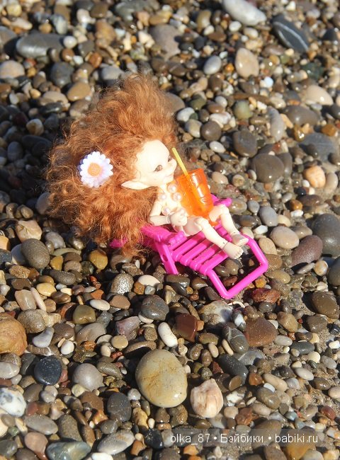 Кусочек моря... Или моя Сайлас (Реалпуки Soso) отдыхает на море