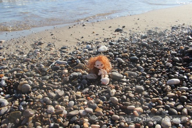 Кусочек моря... Или моя Сайлас (Реалпуки Soso) отдыхает на море