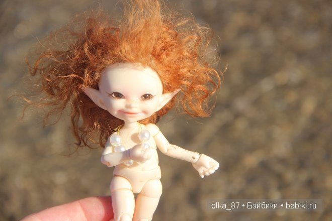 Кусочек моря... Или моя Сайлас (Реалпуки Soso) отдыхает на море