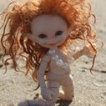 Кусочек моря... Или моя Сайлас (Реалпуки Soso) отдыхает на море