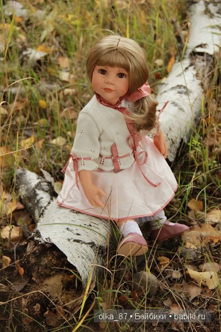 Лесная прогулка с моей новенькой малышкой Жасмин (Jasmine) Gotz 2003 год