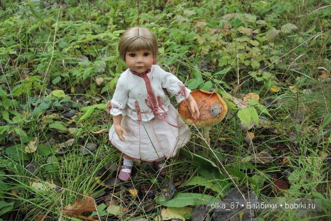 Лесная прогулка с моей новенькой малышкой Жасмин (Jasmine) Gotz 2003 год (фото 7)