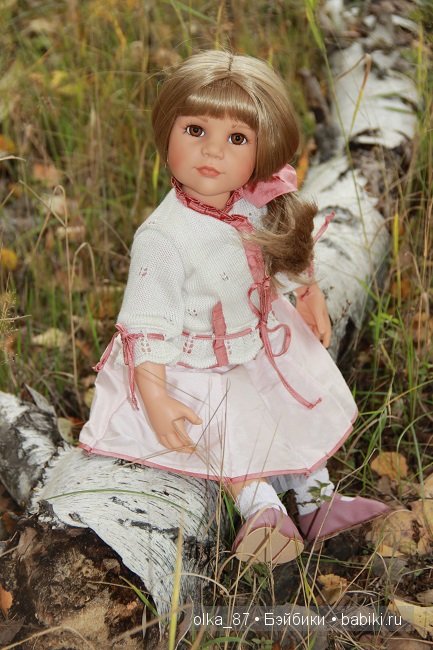 Лесная прогулка с моей новенькой малышкой Жасмин (Jasmine) Gotz 2003 год