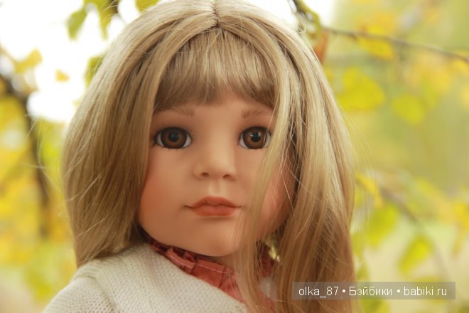 Лесная прогулка с моей новенькой малышкой Жасмин (Jasmine) Gotz 2003 год