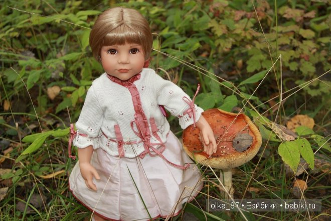 Лесная прогулка с моей новенькой малышкой Жасмин (Jasmine) Gotz 2003 год (фото 8)