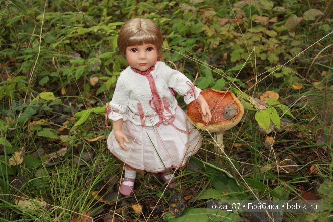 Лесная прогулка с моей новенькой малышкой Жасмин (Jasmine) Gotz 2003 год (фото 10)