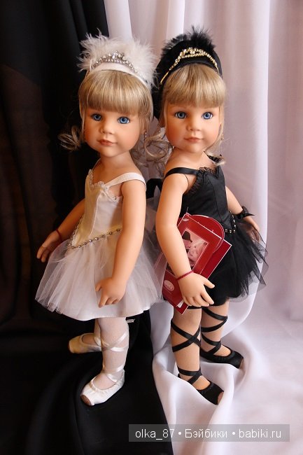 Черное и белое... Лебеди-Claire Gotz 2003 год и Odile Gotz 2004 год (фото 9)