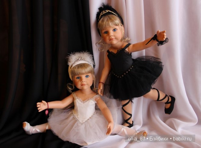 Черное и белое... Лебеди-Claire Gotz 2003 год и Odile Gotz 2004 год