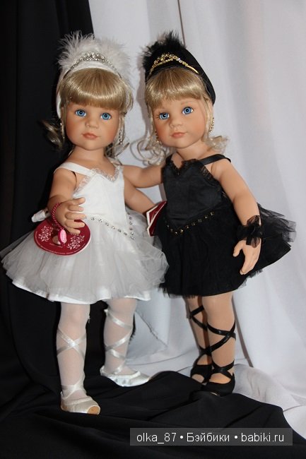 Черное и белое... Лебеди-Claire Gotz 2003 год и Odile Gotz 2004 год