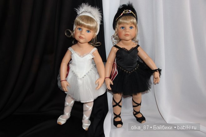 Черное и белое... Лебеди-Claire Gotz 2003 год и Odile Gotz 2004 год (фото 2)