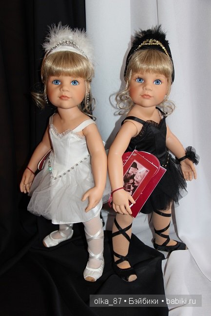 Черное и белое... Лебеди-Claire Gotz 2003 год и Odile Gotz 2004 год