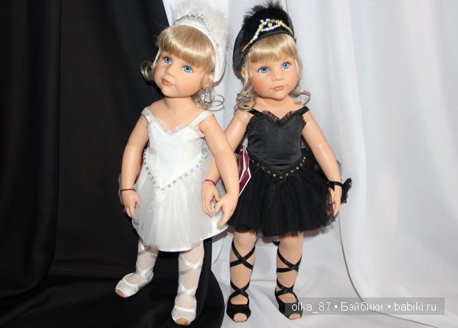 Черное и белое... Лебеди-Claire Gotz 2003 год и Odile Gotz 2004 год (фото 3)