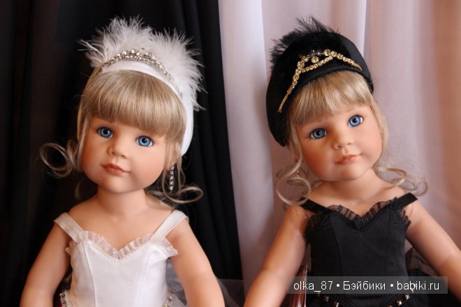 Черное и белое... Лебеди-Claire Gotz 2003 год и Odile Gotz 2004 год (фото 8)