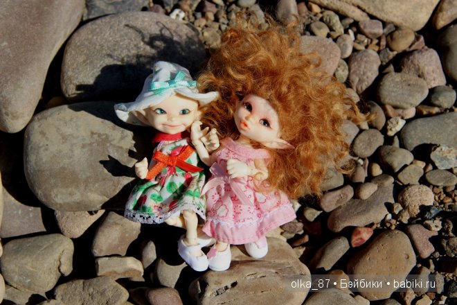 Прогулка моих малышей на речку или Реалпуки Soso и Kaka