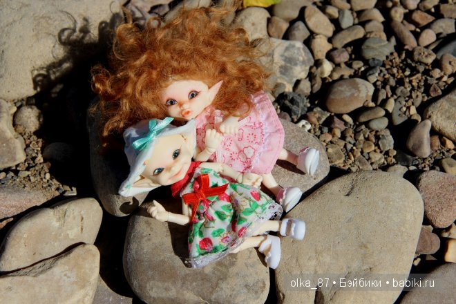 Прогулка моих малышей на речку или Реалпуки Soso и Kaka (фото 9)