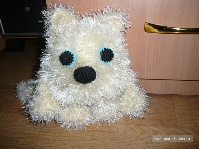 Вот такой замечательный котейка появился в моей семье, игрушка вязанная крючком