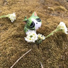 Зеленый кот