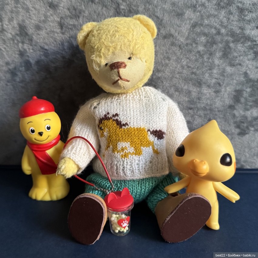 🐻 Лимончик — Авторские мишки Тедди и друзья: фото (фото 7)