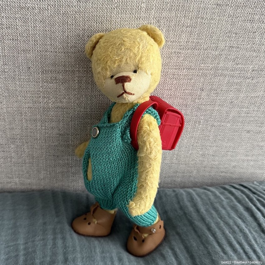 🐻 Лимончик — Авторские мишки Тедди и друзья: фото (фото 4)