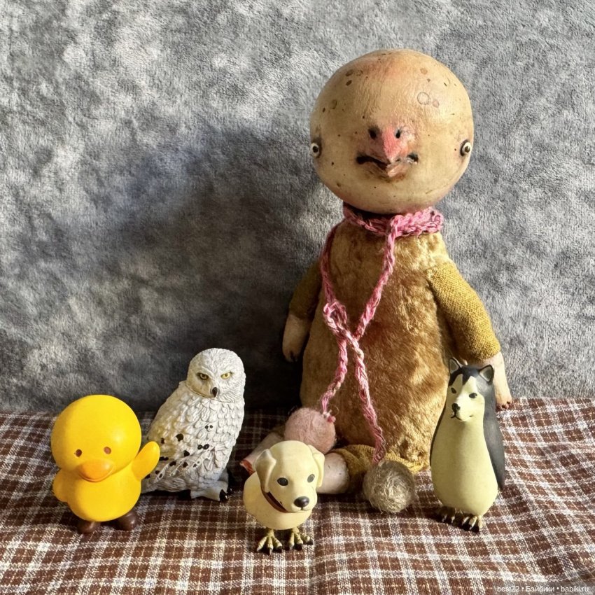 Птичка на счастье — Домашние фото авторских игрушек: Тедди (фото 5)