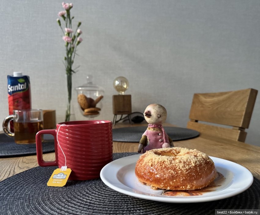 Птичка на счастье — Домашние фото авторских игрушек: Тедди (фото 7)