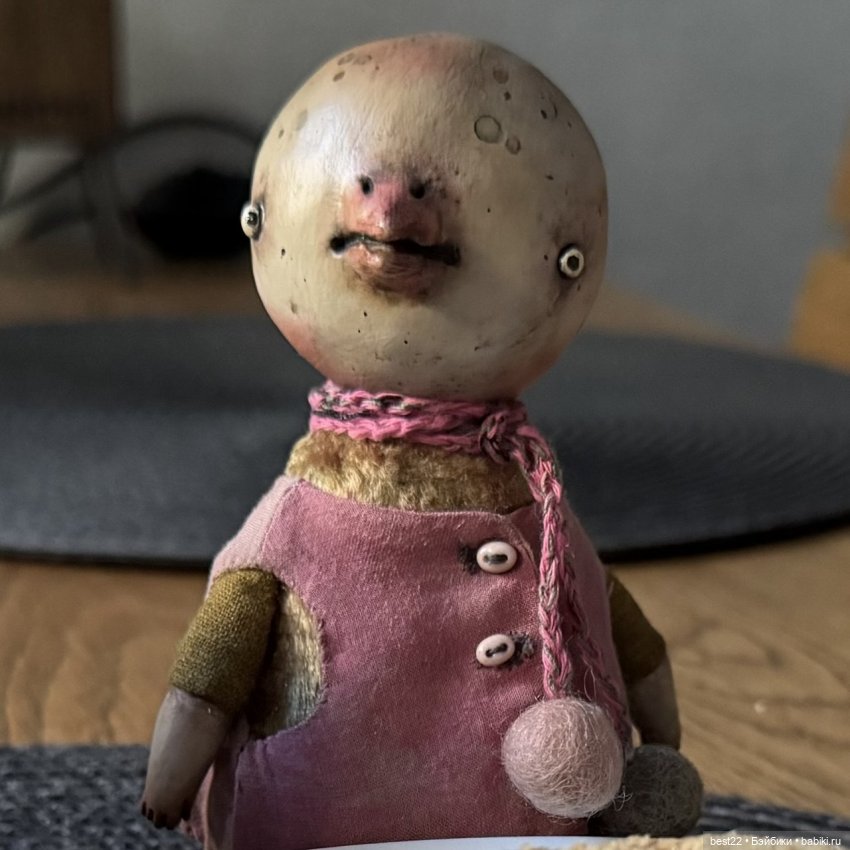 Птичка на счастье — Домашние фото авторских игрушек: Тедди (фото 4)