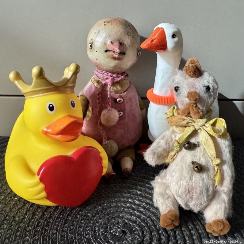 Птичка на счастье — Домашние фото авторских игрушек: Тедди (фото 6)