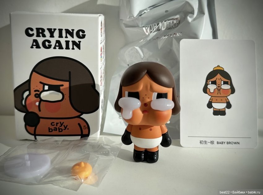 Baby Brown Crying Again — Фигурки Pop Mart (Поп Март): Blind Box (фото 2)