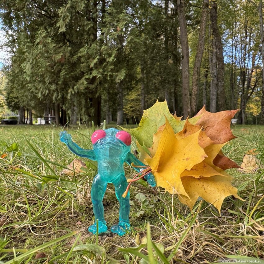 Осенний день с Мулей — Домашние фото авторских игрушек: Тедди