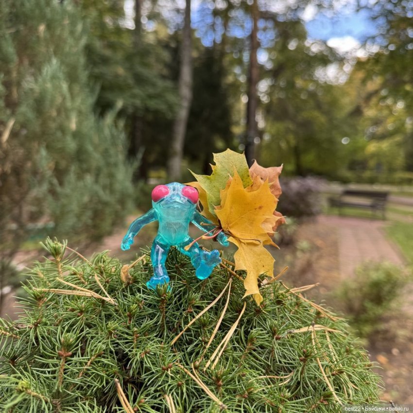 Осенний день с Мулей — Домашние фото авторских игрушек: Тедди