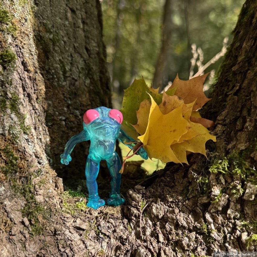 Осенний день с Мулей — Домашние фото авторских игрушек: Тедди