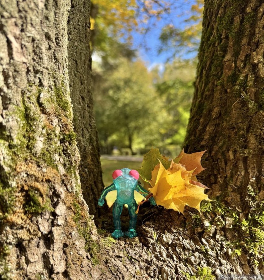 Осенний день с Мулей — Домашние фото авторских игрушек: Тедди