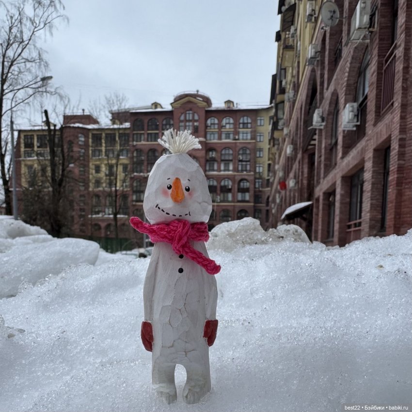 Снеговик | Бэйбики Снеговик — Домашние фото авторских игрушек: Тедди (фото 8)