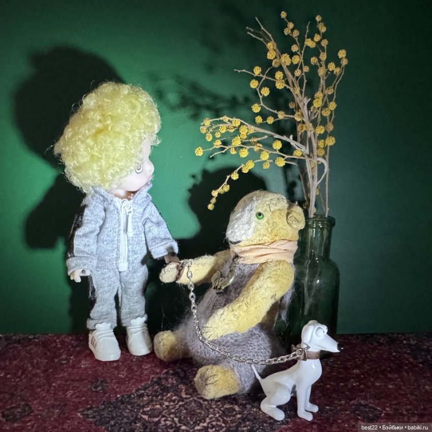 Умная собачка Соня — Домашние фото авторских игрушек: Тедди (фото 5)