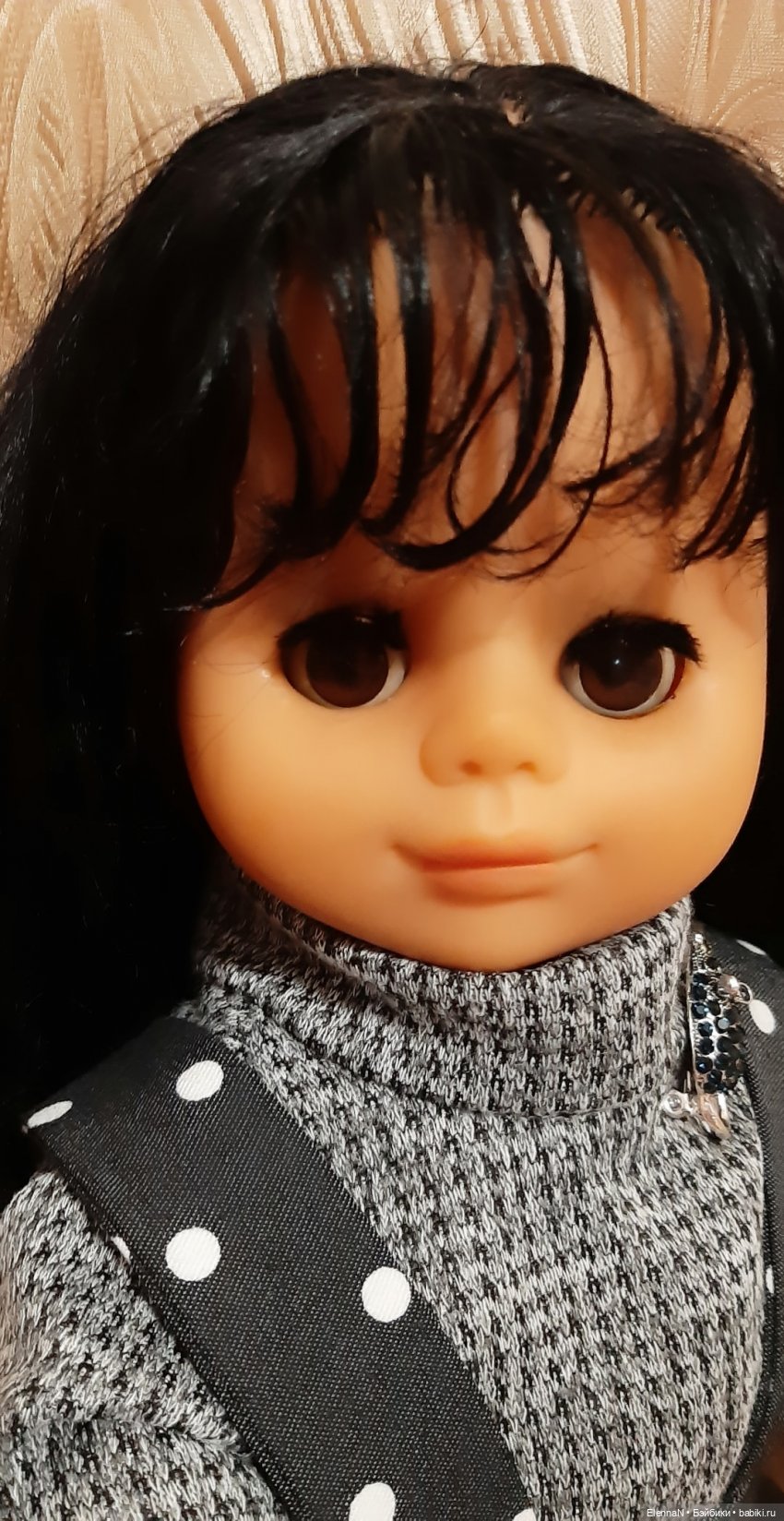 Ремонт немецкой куклы — Замена глаз и ресниц кукле: ремонт механизма (фото 3)