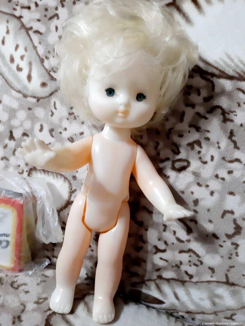 Кукла Настенька — Ремонт кукол СССР и ГДР (немок): чернота