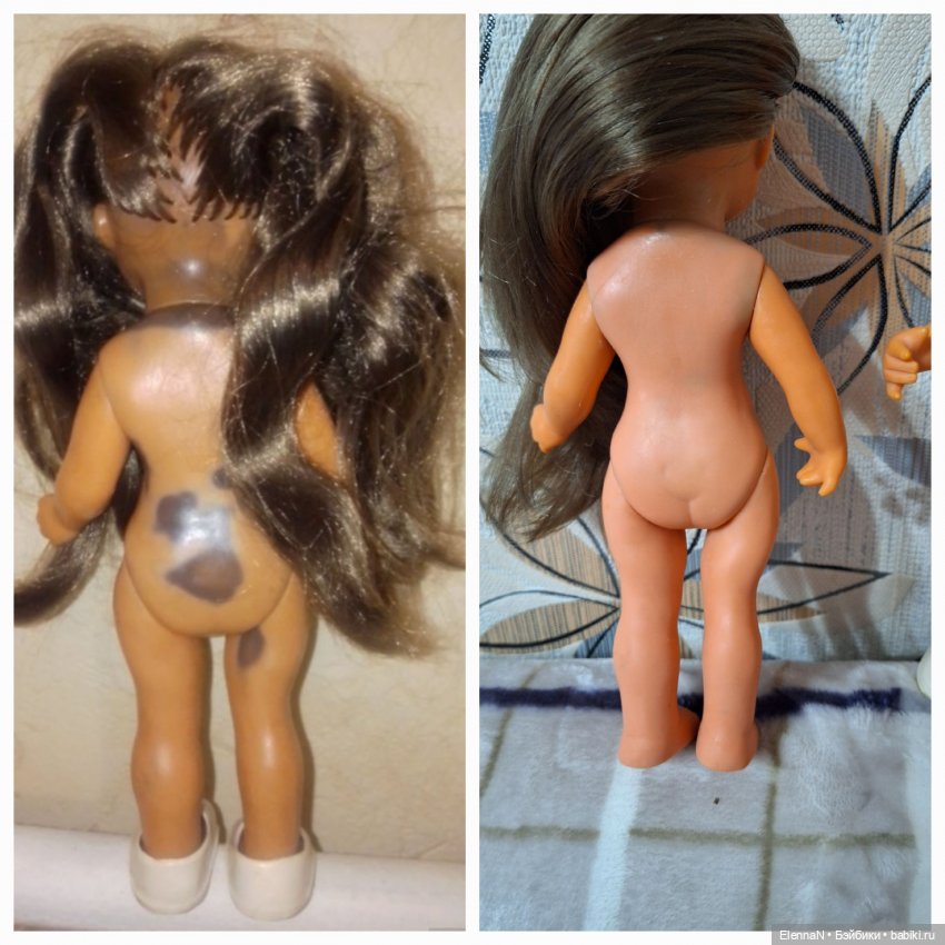 Лечим немок — Ремонт кукол СССР и ГДР (немок): чернота (фото 2)