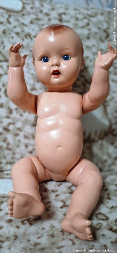 Мечта - пупс Минерва — Ремонт кукол СССР и ГДР (немок): чернота (фото 8)