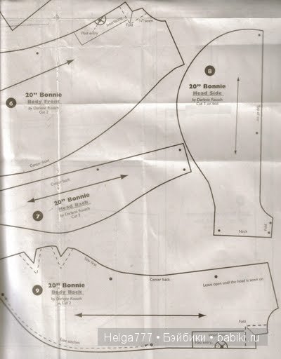 Выкройки интересных кукол