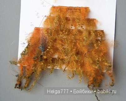 Мастер-класс - делаем парик для куклы (фото 2)