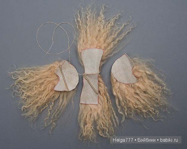 Мастер-класс по изготовлению паричка для куклы из ламы