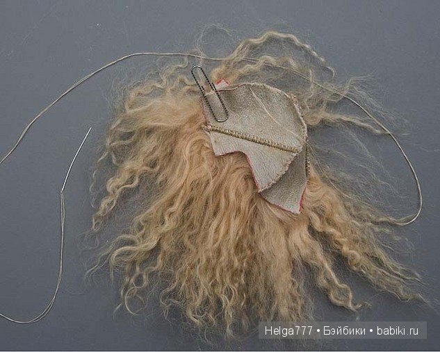 Мастер-класс по изготовлению паричка для куклы из ламы