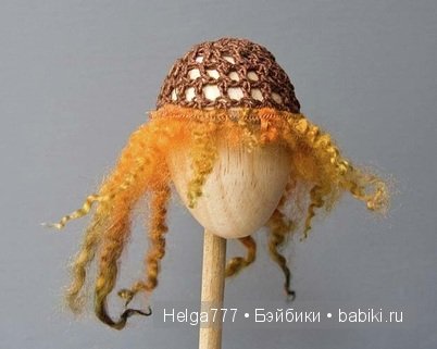 Мастер-класс - делаем парик для куклы (фото 5)