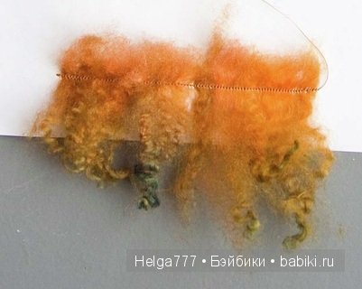 Мастер-класс - делаем парик для куклы (фото 9)