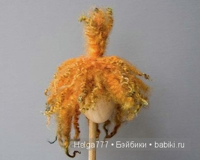 Мастер-класс - делаем парик для куклы