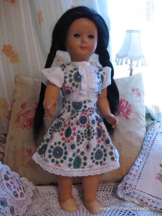 Винтажная куколка, наконец то дошли руки... «Cares» Италия, 1950 г