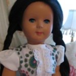 Винтажная куколка, наконец то дошли руки... «Cares» Италия, 1950 г.