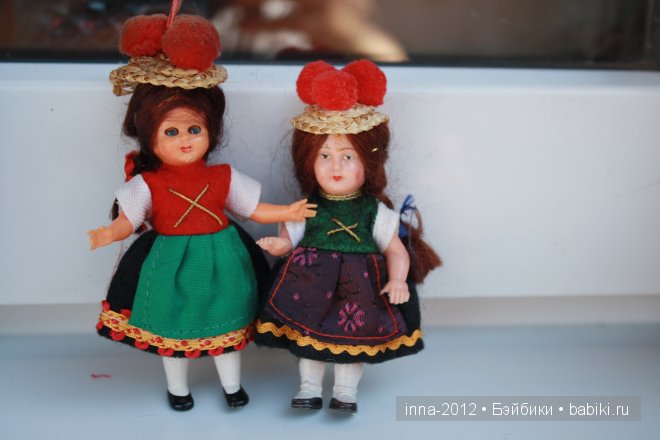 Моя коллекция Баварок в шляпках с помпонами